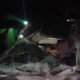 Foto: Mobil Travel Rusak Parah (Senin,16/11/2020) (kedannews.com/Eka Suhendra)