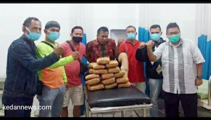 Pasutri Warga Batu Bara di Tembak Polisi, Bawa Ganja di Perbaungan
