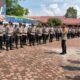 Kapolres Batu Bara AKBP Ikhwan Lubis memimpin Apel Serpas. Senin (07/12/2020).  (Foto/Humas).