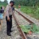Di Duga Gagal Menyeberangi Rel Kereta Api, Pemulung Tewas di Tendang Kereta Api di Tebing Tinggi