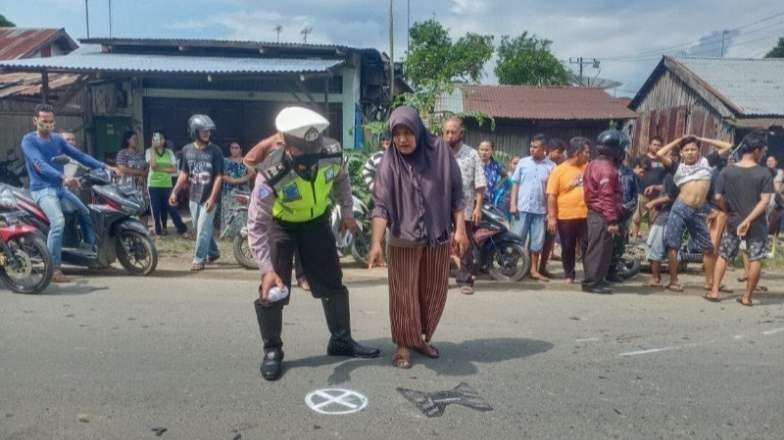 "Gubraak Dedi Gayo Warga Lima Puluh Batu Bara Tewas di Tempat Adu Banteng Vario Vs Vixion"