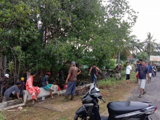 Kelompok Tani Manggrove Suka Jadi Gelar Gotong Royong
