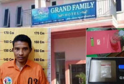Lagi Nyabu di Hotel Grand Family Warga Dolok Masihul Digrebek Polisi