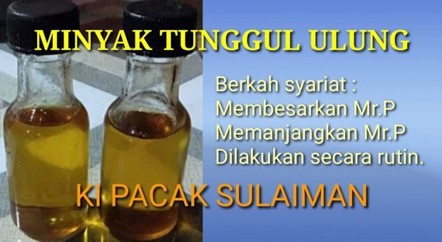 Minyak Tunggul Ulung Ki Pacak Sulaiman (Minggu (15/11/2020)(kedannews.com/Aris Harianto SE.MM)