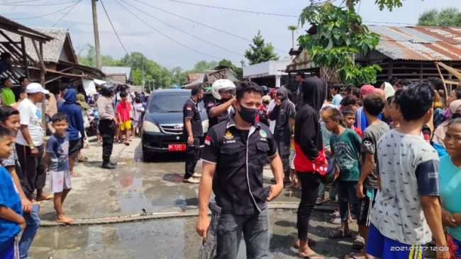 Polres Batu Bara Gruduk Kampung Peredaran Narkoba, 3 Orang Diamankan