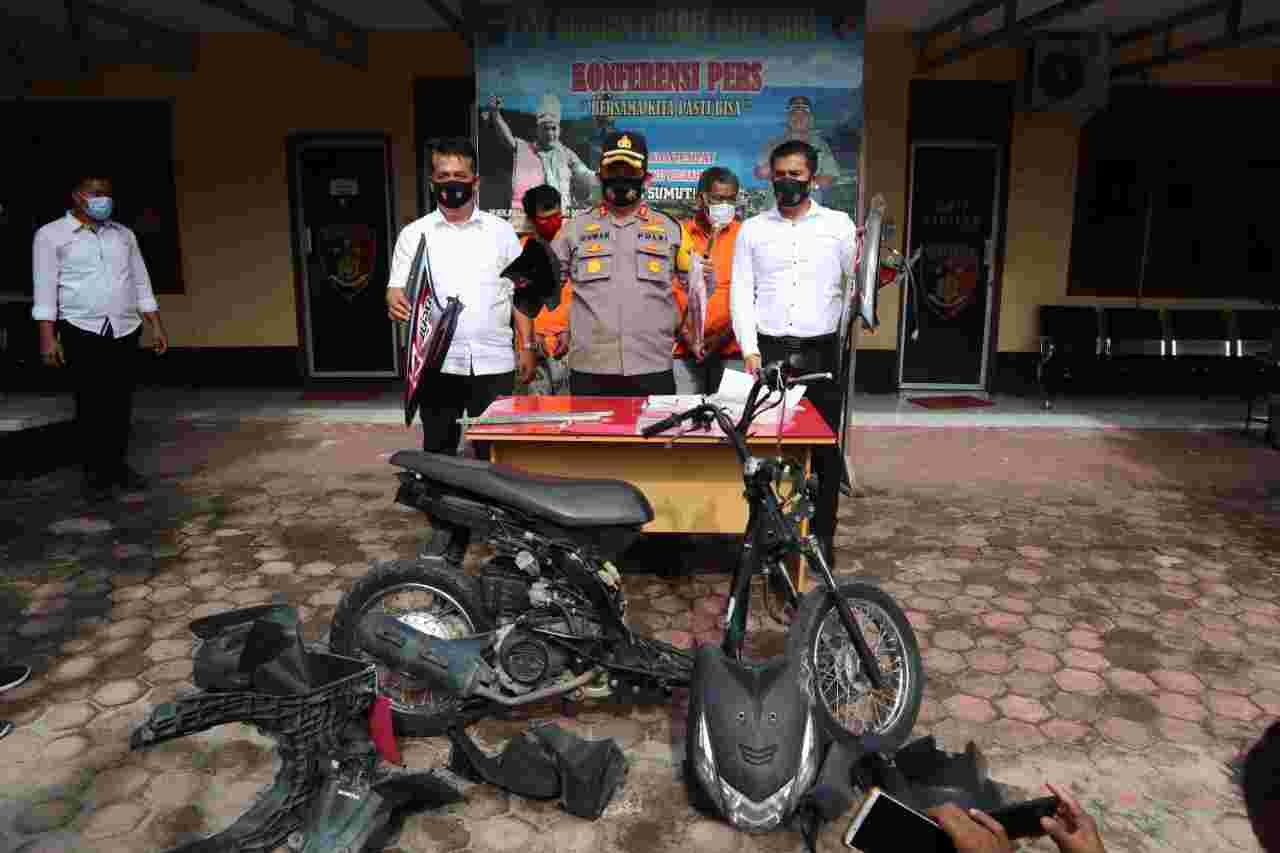 Residivis Berulah Embay Sepmor Tetangga di Pelor Satreskrim Polres Batu Bara