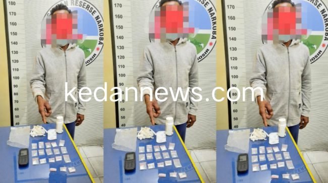 Satnarkoba Polres Toba Gagalkan Peredaran Narkotika Jenis Sabu, Pelaku dan 18 Paket Sabu di Amankan