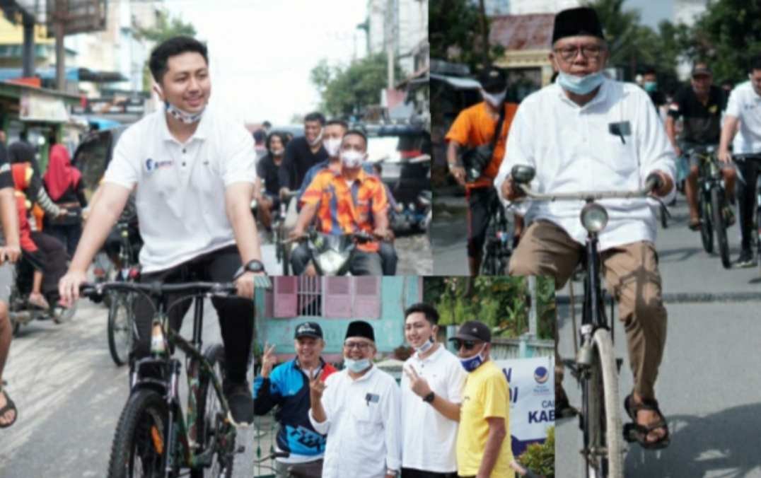 Soekirman dan Tengku Ryan Bersepeda Serap Aspirasi masyarakat (Rabu,02/12/2020) (kedannews.com/Dipa Syahbuana )