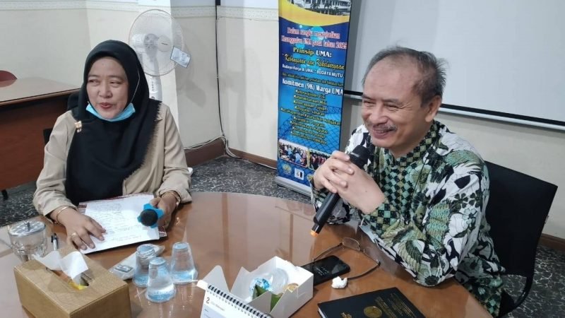 "Perkenalkan Kabag Humas Baru, Rektor UMA: Tingkatkan Sinergi dengan Pers"