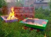 Warga Apresiasi Polsek Sunggal Musnahkan Mesin Judi Tembak Ikan dan Jackpot