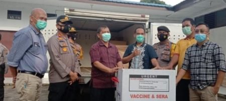 Armada Angkut 3.760 Dosis Vaksin Covid-19 ke Karo dikawal Ketat , bupati segera jadwalkan vaksinisasi