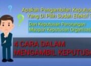 Cara Mengambil Keputusan Paparan Ilmu Manajemen