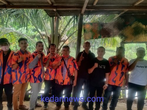 DPC Pemuda Pancasila 1959 Medan Silaturahmi dengan PAC PP59 Sunggal Deli Serdang, (Senin,26/10/2020) (kedannews.com/Muhammad Syofian Siregar)