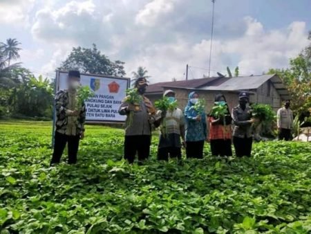 Kapolres Batu Bara Bersama Kapolsek Lima Puluh Kembali Resmikan Posko PPKM Pulau Sejuk