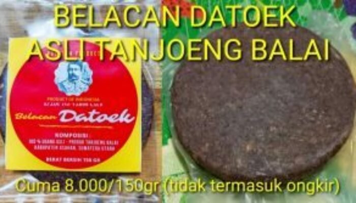 Belacan Datoek Khas Tanjung Balai Sudah Tiga Generasi Masih Eksis di Lidah