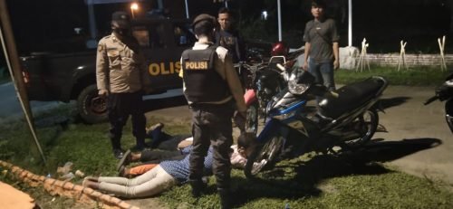 Lagi Polsek Lima Puluh Sapu Pelaku Balap Liar 4 Orang di Amankan 3 Sepmor di Tahan