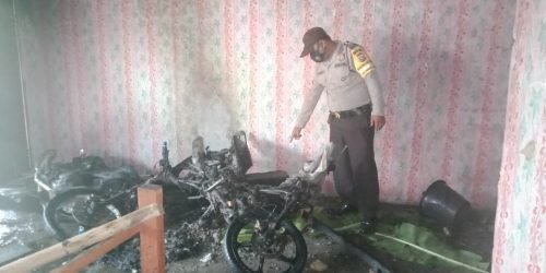 Tolak Mau di Lamar Rumah Janda Hangus Terbakar