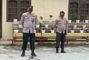 Pimpin Apel Pam Jelang Tahun Baru Imlek 2572, Ini Arahan Kapolsek Medan Helvetia
