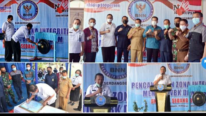BNNK Sergai Selenggarakan Pencanangan Zona Integritas Menuju WBK dan WBBM