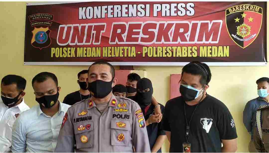 Tekab Polsek Medan Helvetia Berhasil Ungkap Dan Menangkap Sindikat Spesialis Pencurian Bongkar Rumah Dan Pencurian Motor Yang Telah Beraksi Belasan Kali