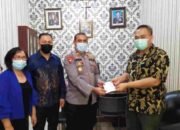 Jum’at Berkah, Kapolsek Medan Helvetia Bantu Pembangunan Gereja GPdI Nafiri Allah Martubung