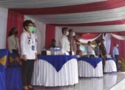 Kapolsek Medan Helvetia Menghadiri Apel Deklarasi Pencanangan Zona Integritas Menuju Wilayah Bebas dari Korupsi Dan Wilayah Birokrasi Bersih Melayani Di Rutan Kls 1 Medan
