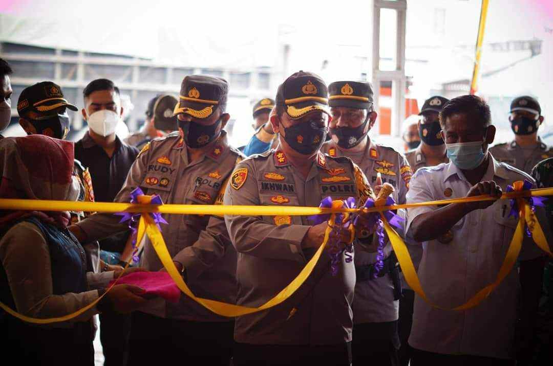 Tiga Posko PPKM di Resmikan Kapolres di Wilkum Polsek Indrapura