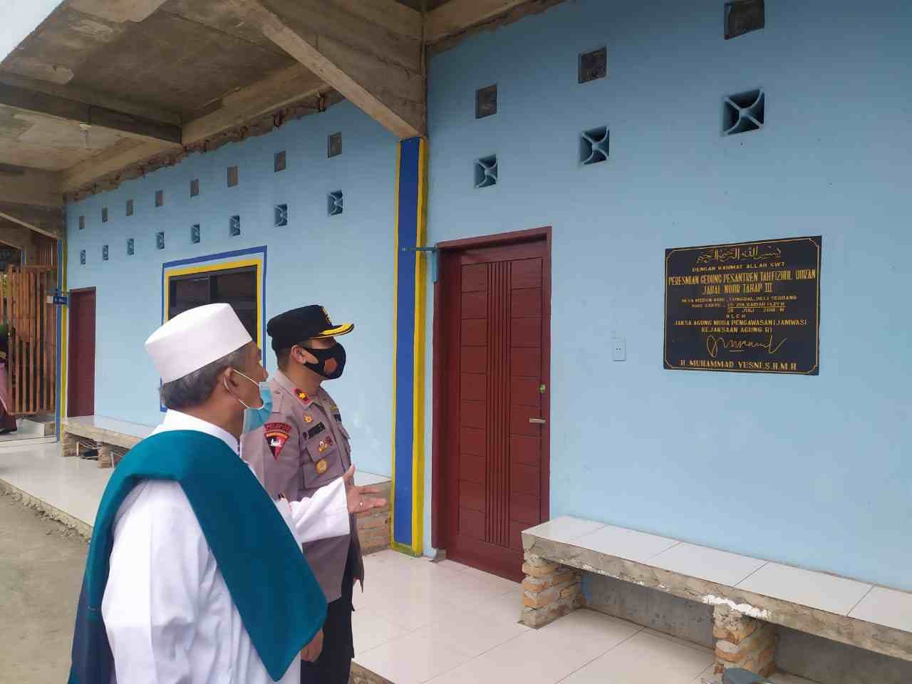 Jalin Silaturahmi, Kapolsek Medan Helvetia Kunjungi Pondok Pesantren Jabal Noor