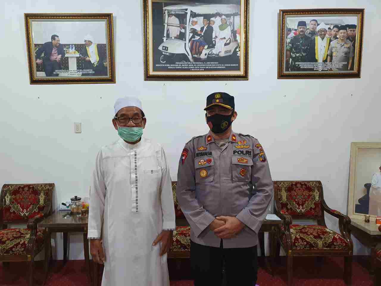 Kapolsek Medan Helvetia Silaturahmi Ke Pondok Pesantren Al Kautsar Al Akbar Syech Ali Akbar Marbun