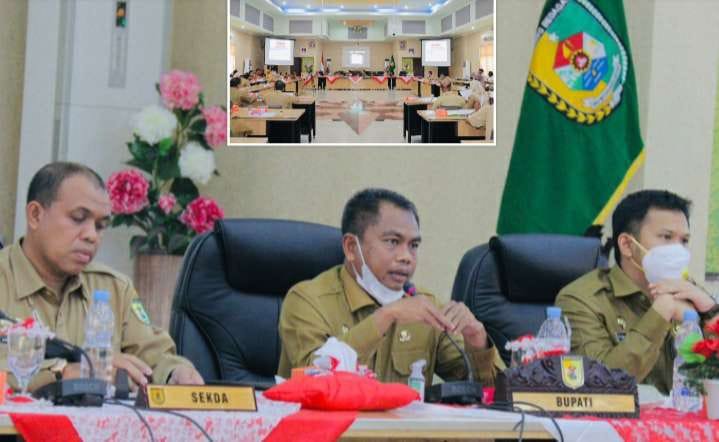 Bersama Para OPD Bupati Sergai Adakan Rapat Finalisasi LKPJ 2020