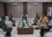 Pangdam I/BB Terima Audiensi Pimpinan Bank Mandiri Region I Wilayah Sumut