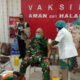 Pangdam I/ BB memantau langsung Personel Kodam I/BB yang Melaksanakan Vaksinasi di dua wilayah