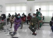 Ratusan Personel Kodam I/BB Melaksanakan Vaksinasi di dua wilayah