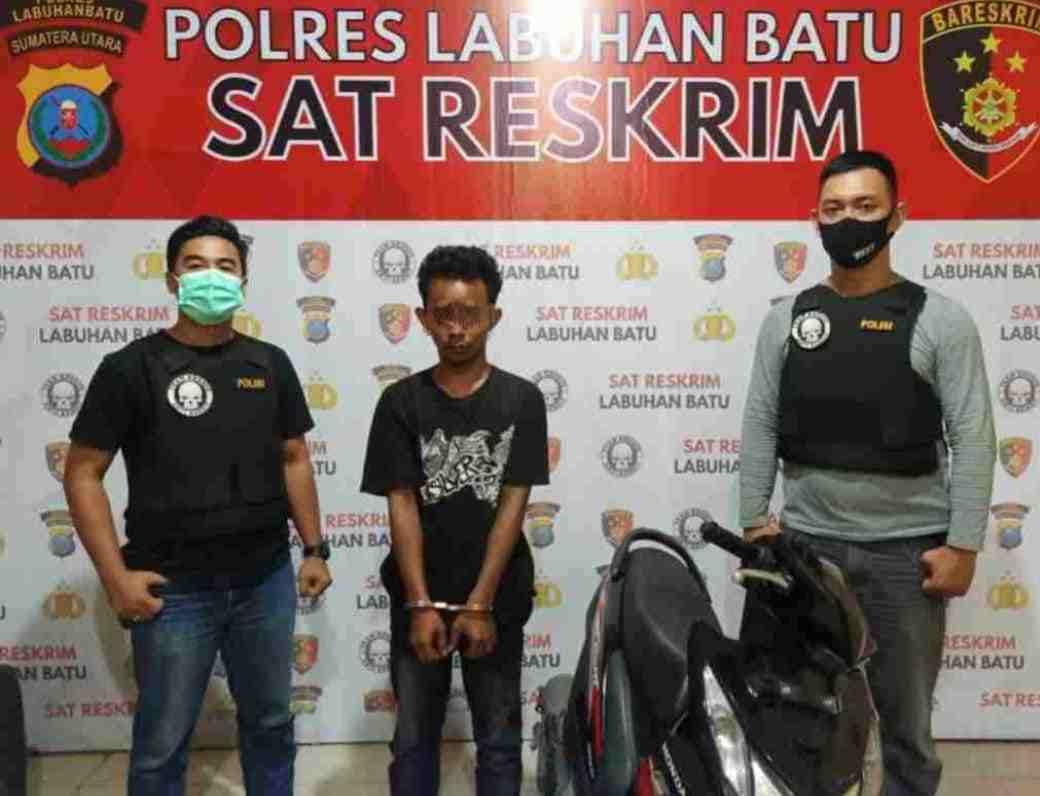 Edan ! Abang Kandung Tega Petik Sepeda Motor Milik Adik Sendiri