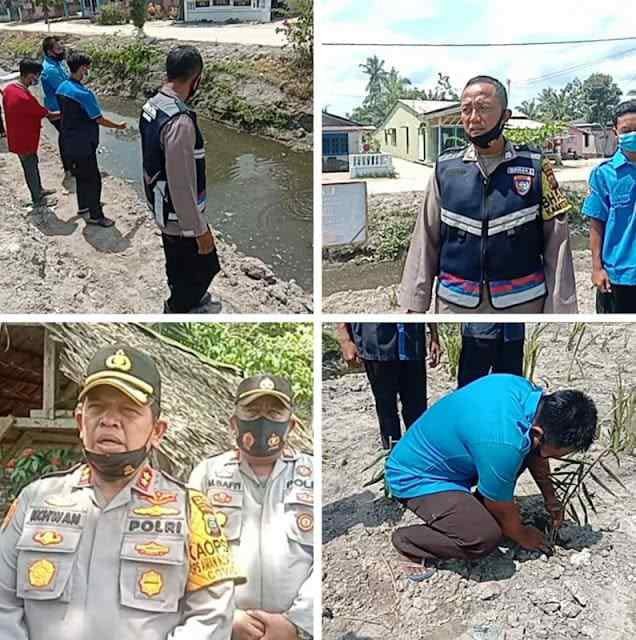 Manfaatkan Lahan Tak Terpakai Bripka Suyitno Ajak Para Anak Muda Untuk Berkarya Kapolres Batu Bara Beri Apresiasi