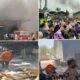 Si Jago Merah Hanguskan Pabrik Palet Kayu PT Berkah Agung Semesta Tebing Syahbandar Sergai