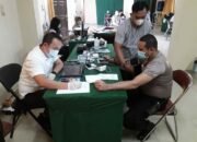 Kapolsek Medan Helvetia Menerima Suntikan Vaksin Covid – 19, Penyelamat Negara Dari Ancaman Penularan Virus Corona