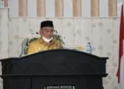 LKPJ Tahun 2020 Disampaikan Bupati Sergai Pada Rapat Paripurna