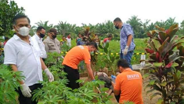 Mayat Laki-Laki Ditemukan Warga Di Area Kebun Ubi Desa Gempolan Sei Bamban Sergai