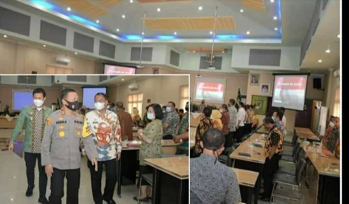 Bupati Sergai Pimpin Rakor Percepatan Penanganan Covid-19 