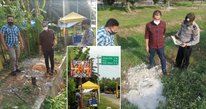 Tiga Plang Milik DPC PP 59 Tebing Tinggi Hilang Diduga Dicuri OTK 