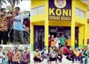 Wabup Sergai Kunjungi Atlet Difabel Saat Sedang Latihan Dihalaman Kantor KONI 