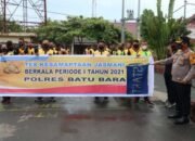 Kapolres Batu Bara : Olah Raga Dapat Menjaga Kesehatan Tubuh, Saat Pimpinan Tes Kesamaptaan Jasmani Priode I