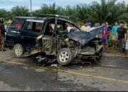 Laka Beruntun di Jalinsum Batu Bara Sugianto Sinaga Warga Desa Aras Sekarat