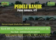 Yayasan Muhammad Husen Db Peduli Banjir Pulau Adonara, NTT