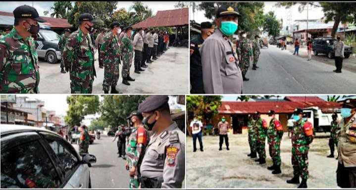 Polsek Dan Koramil 07/PB Adakan Patroli Hari Paskah Diseputaran Gereja Di Perbaungan