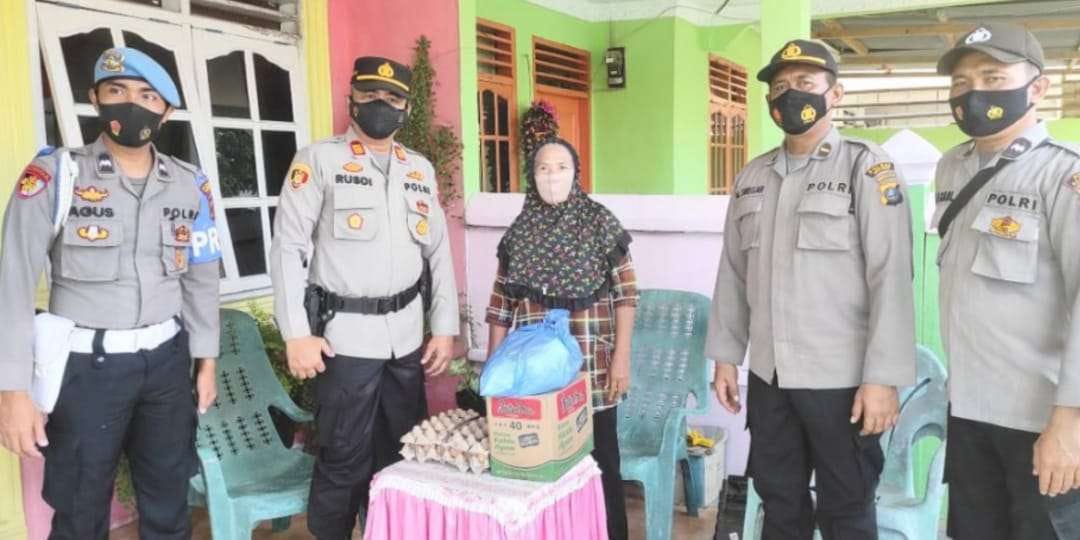 Kapolsek Lima Puluh Sambangi Warakawuri Polres Batu Bara, Berikan Tali Asih