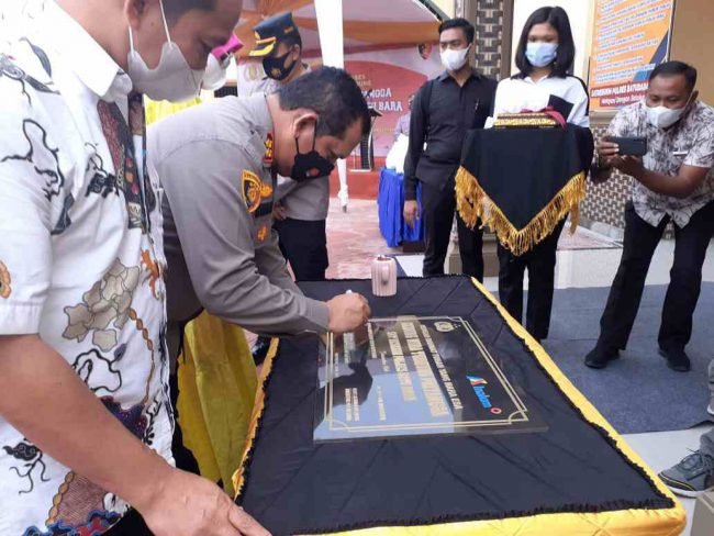 Kapolres : Utamakan Restorasi Justice, Saat Resmikan Sat Reskrim Polres Batu Bara