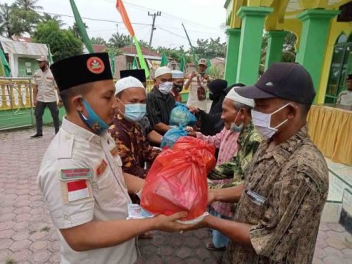 Sambut Bulan Ramadhan, Pemuda Muhammadiyah Batu Bara Salurkan Zakat Profesi Kepada Kaum Dhuafa