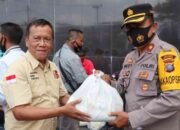 Jelang Ramadhan Kapolres Beri Bingkisan Kepada Insan Pers mitra Polres